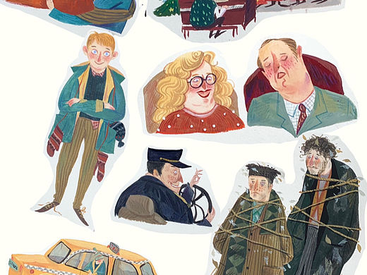 一些水彩速寫練習（個人主頁-ZNjY1MzIxNDg=） - 兒童插畫 - 站酷設計師老派少女阿貞原創(chuàng)素材 - 站酷ZCOOL