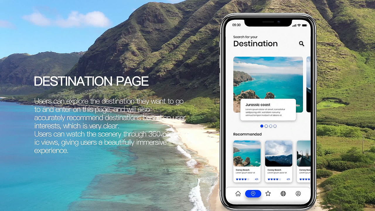 大海城市旅游手机app界面设计展示动画视频制作宣传（图ZMjkxOTEyOTA0） - 动效设计 - 站酷设计师鲸人设计原创素材 - 站酷ZCOOL