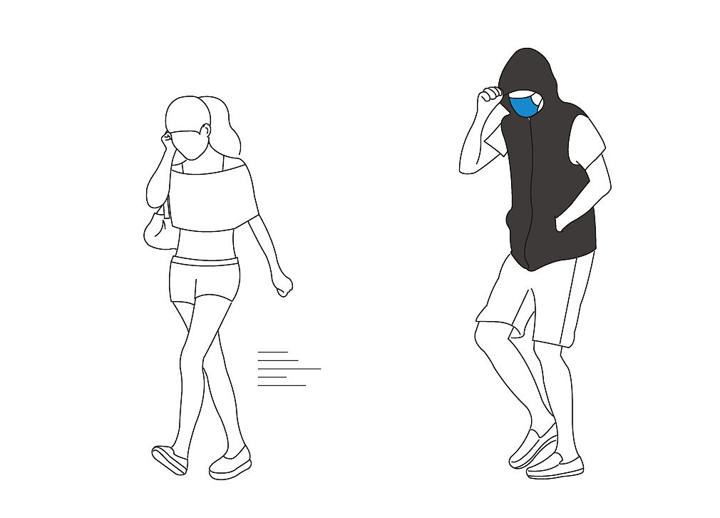 治安 防盗 插图（图ZNDQ2NDQ4MTI=） - 概念设定 - 站酷设计师马小柒原创素材 - 站酷ZCOOL