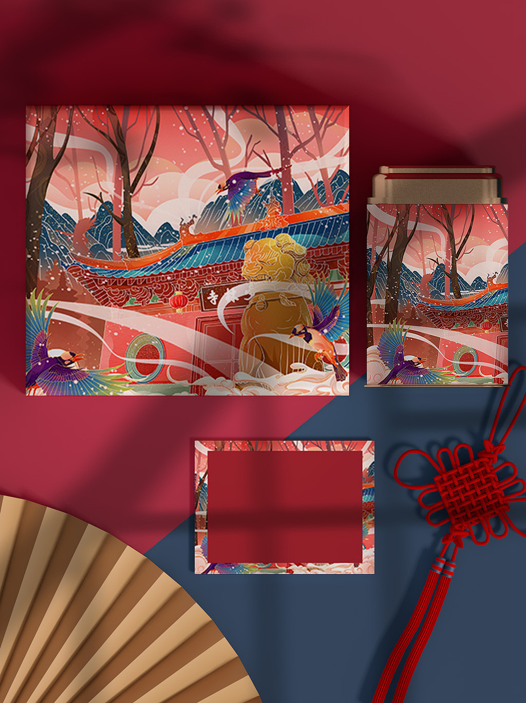 2022虎年第一幅国潮——河南少林寺（图ZMjg3Mjc0ODky） - 商业插画 - 站酷设计师一个人的斯塔sta原创素材 - 站酷ZCOOL