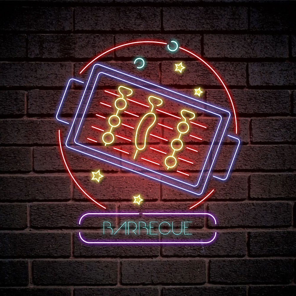 霓虹灯效果练习