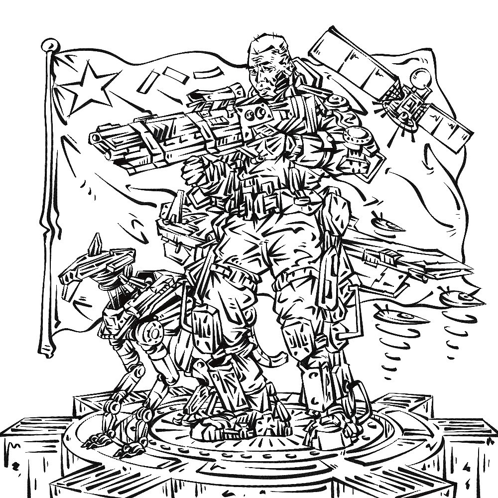 中国军人插画(过去 现在 未来)