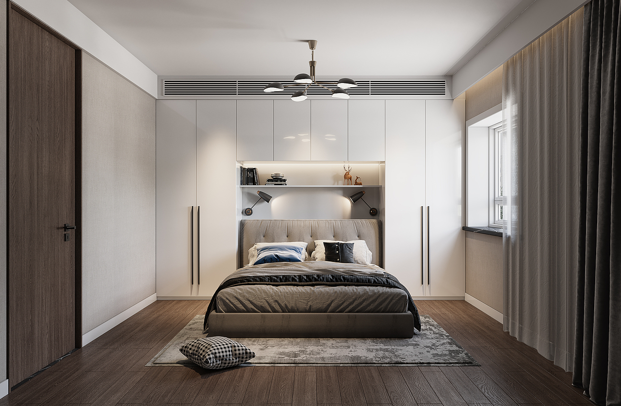 卧室作品鉴赏！！！（图ZMjczMzY1NDgw） - 家装设计 - 站酷设计师贰柒设计工作室原创素材 - 站酷ZCOOL