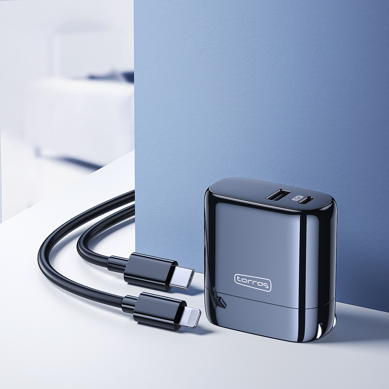 挂脖风扇/数据线/充电头/手机壳/投影仪场景渲染合集