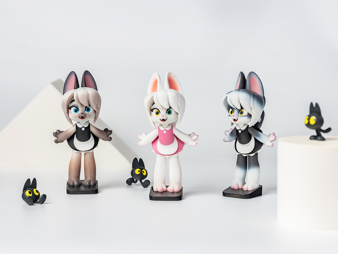 盲盒摄影 女仆猫>空想造物 x lumo摄影 |摄影|产品摄影|哇工作室