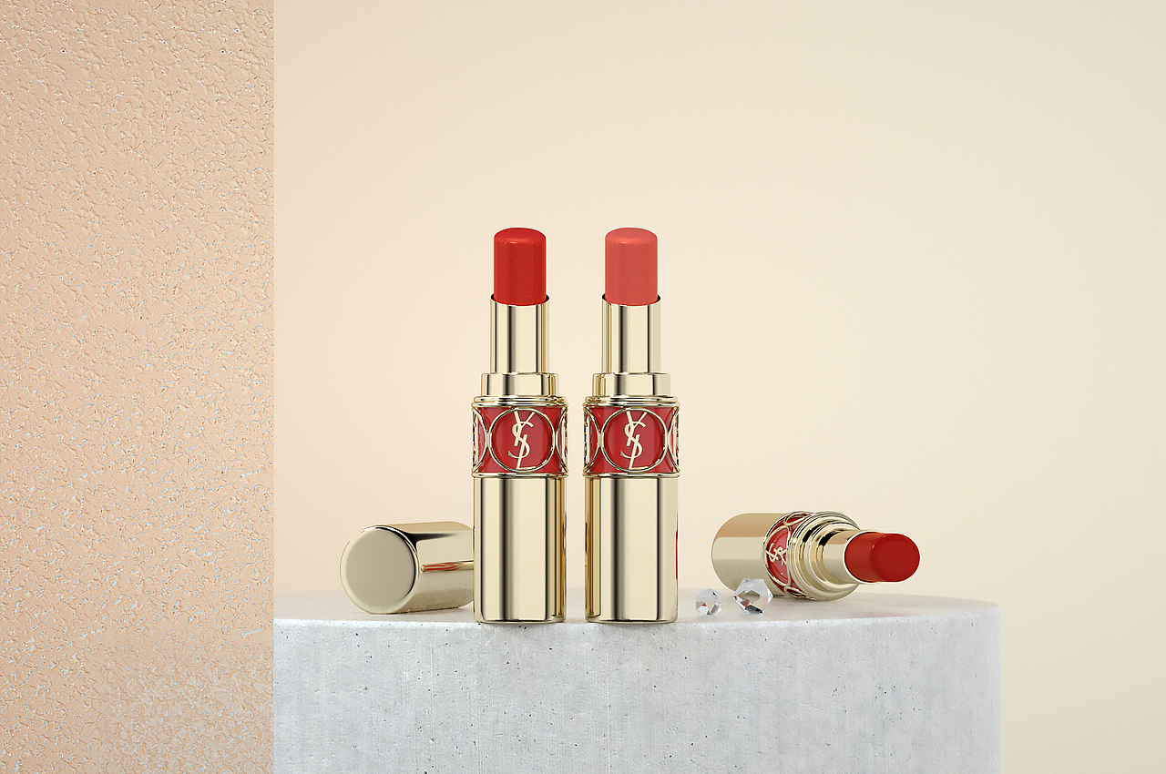 C4D产品- 口红 香水 精油