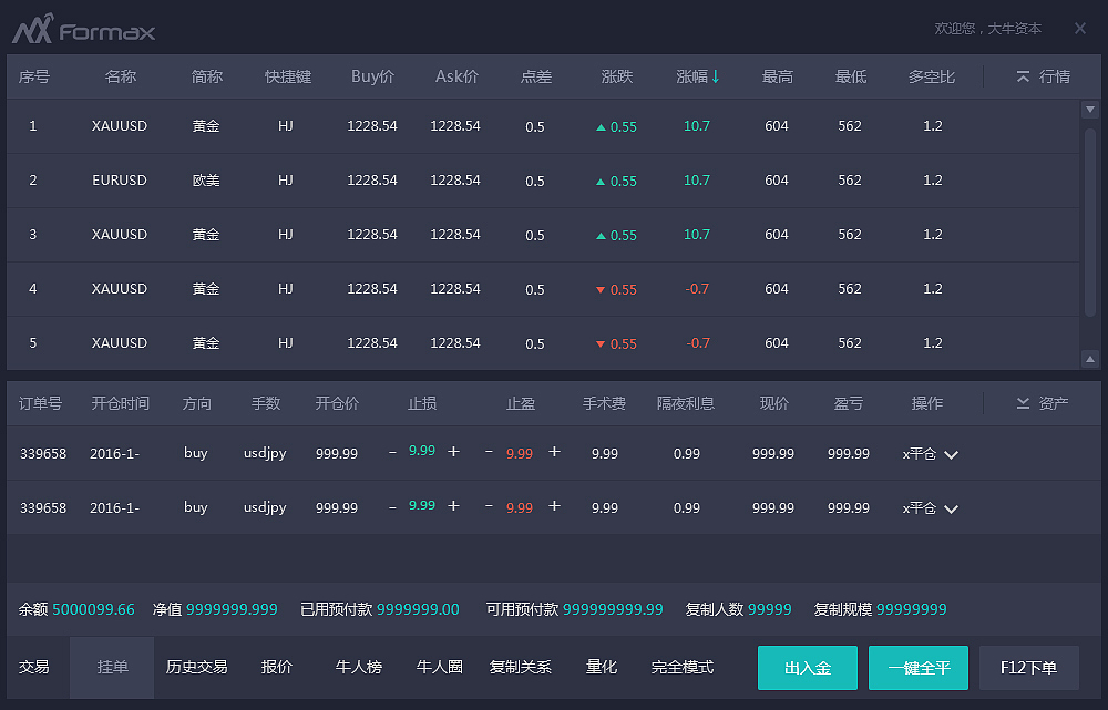 WEB悬浮产品-交易终端设计（图ZMjgyODQ5NjA0） - 软件界面 - 站酷设计师夜猫头头原创素材 - 站酷ZCOOL