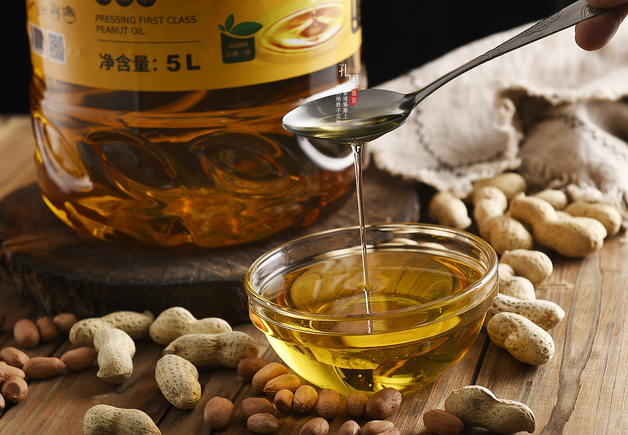 花生油拍摄