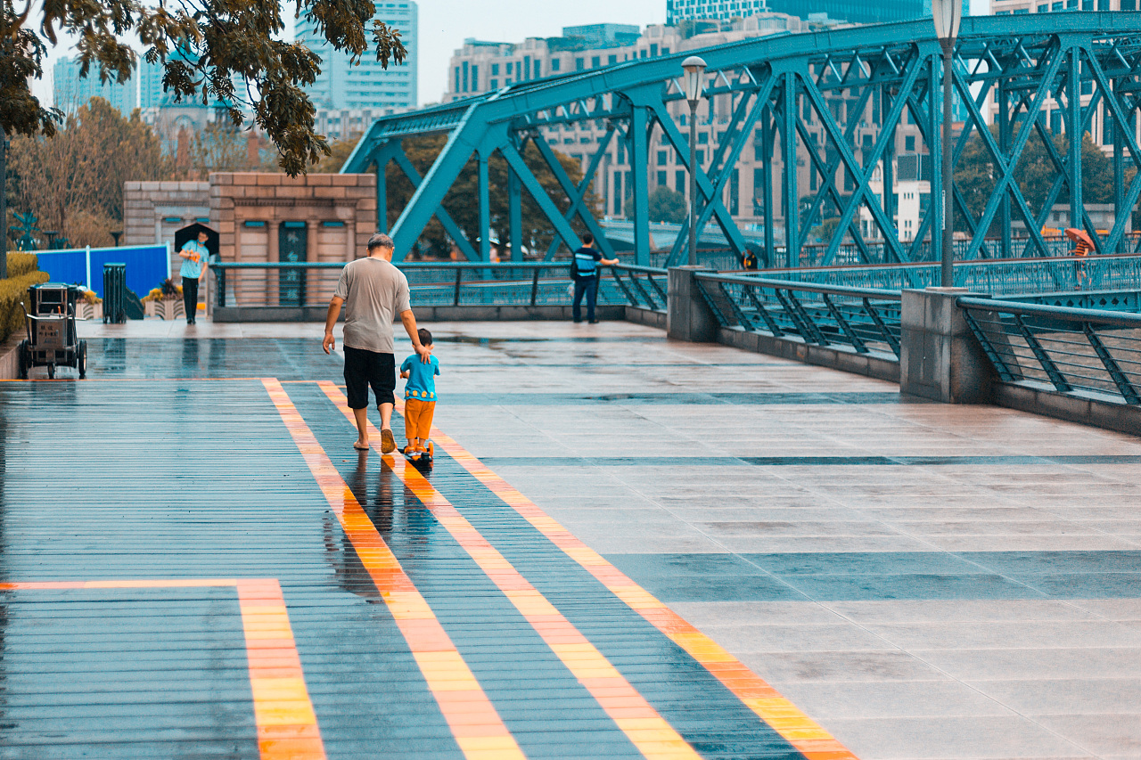 上海雨天外滩随拍