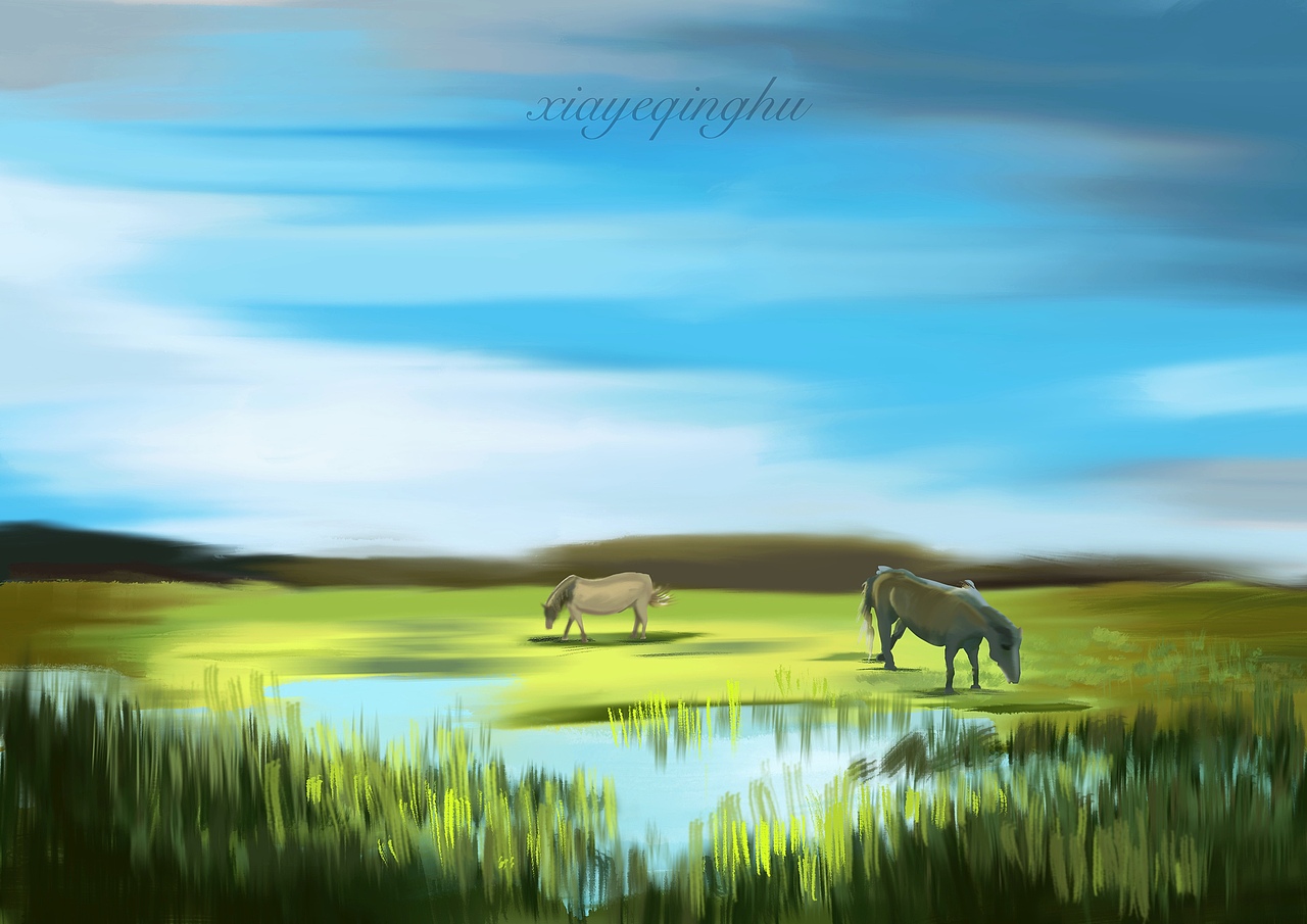 2021Procreate风景速涂