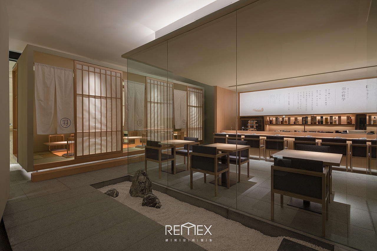 羽の哲学 预约制日料｜Remex建筑空间摄影（图ZMTY3MzkxNzg0） - 环境/建筑摄影 - 站酷设计师飞羽空间摄影原创素材 - 站酷ZCOOL