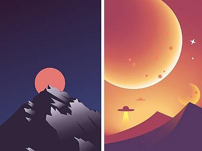 AI+AE教程：想画就画想动就动，抽象的壁纸还有神奇的怪兽开关动效