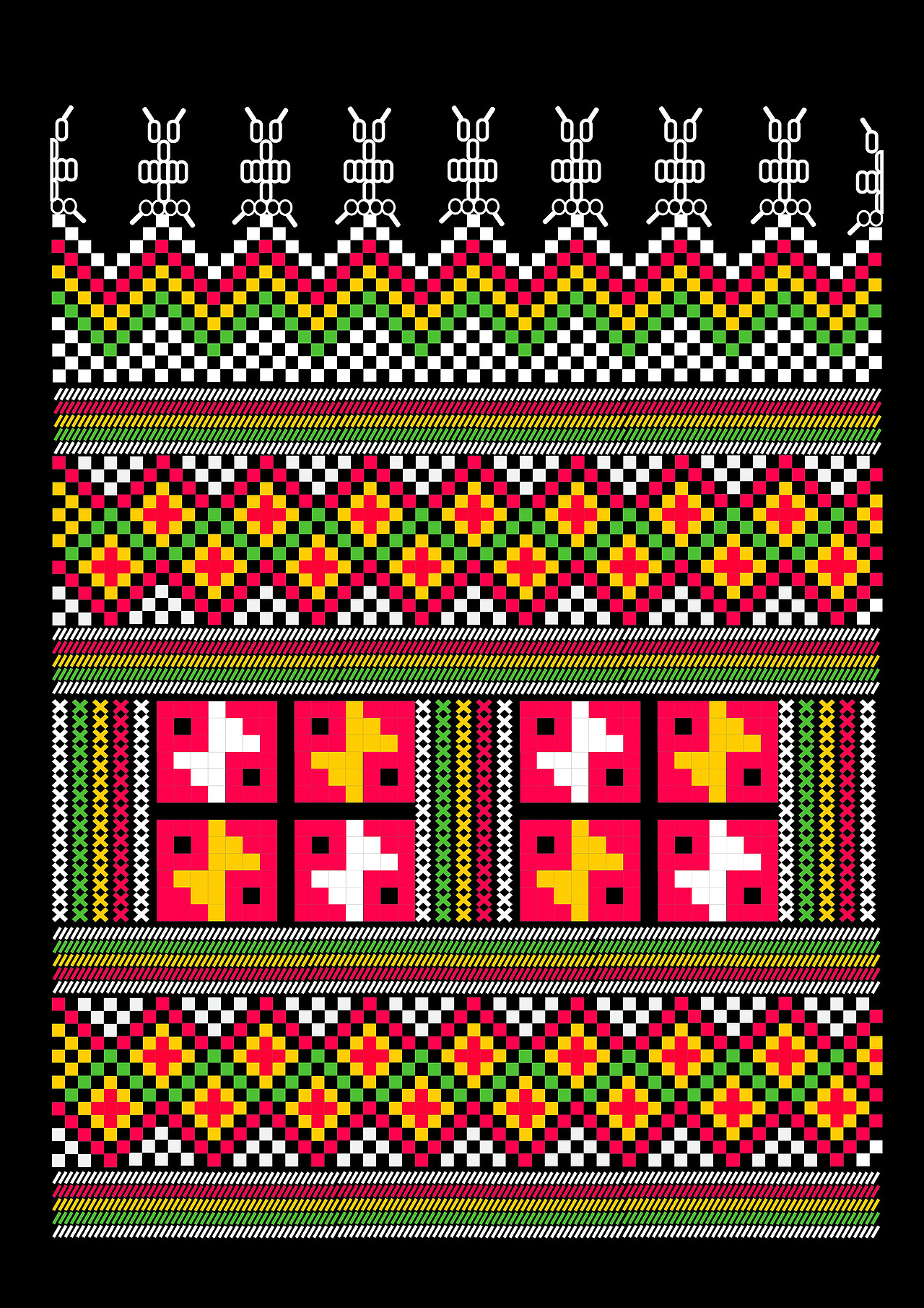 瑶族衣服图案文样