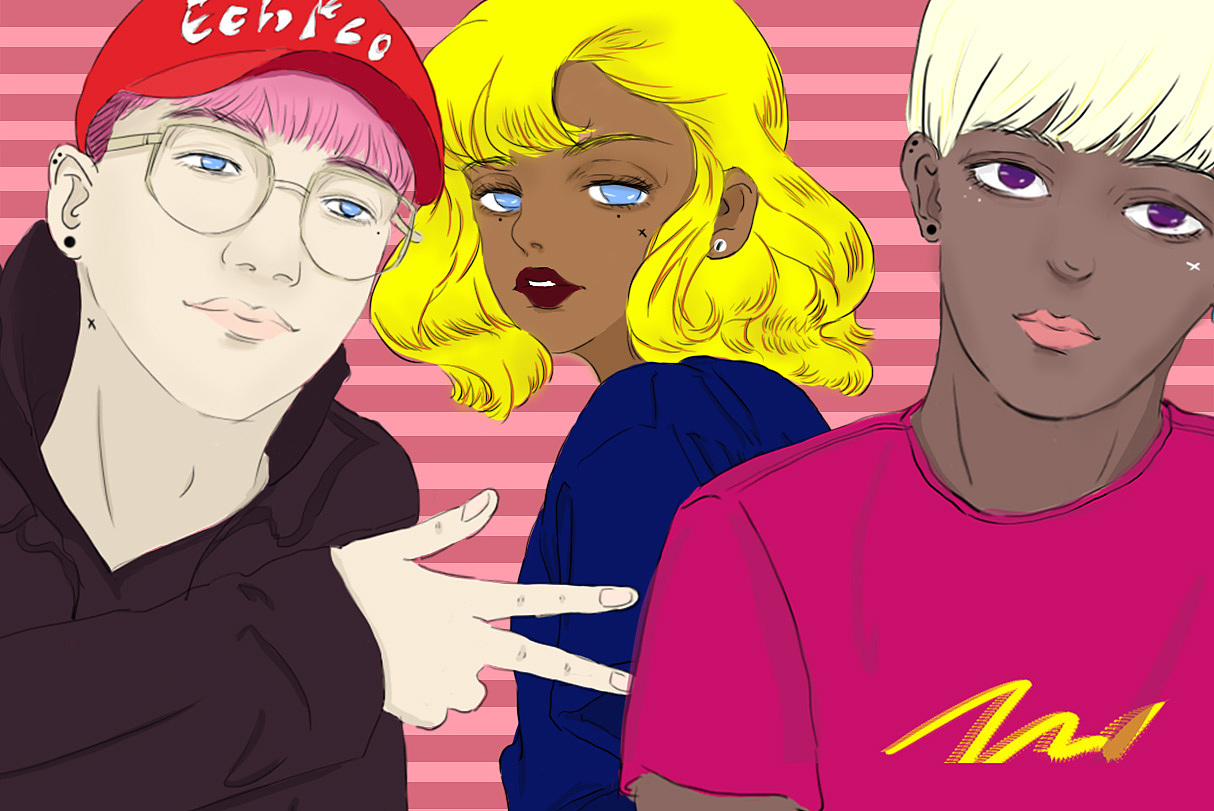 我的朋友【一期】（图ZMTM3NTU2MjI4） - 新锐潮流插画 - 站酷设计师xxxyuul原创素材 - 站酷ZCOOL