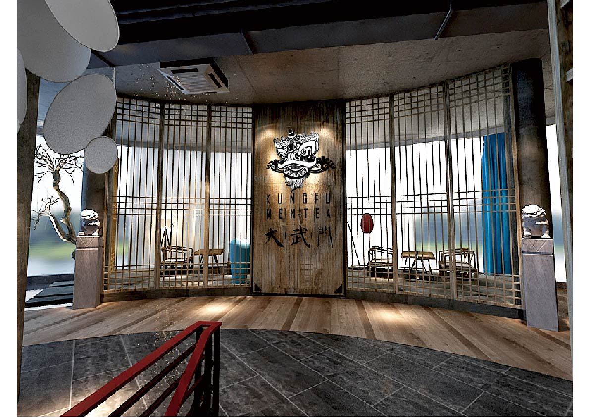 大武门 咏春茶馆设计（图ZMTAyMjg0NjA4） - 品牌 - 站酷设计师朱小壶原创素材 - 站酷ZCOOL