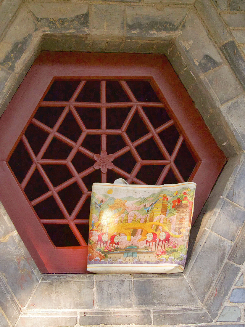 西安博物院鎏金走龙插画设计 春晚IP