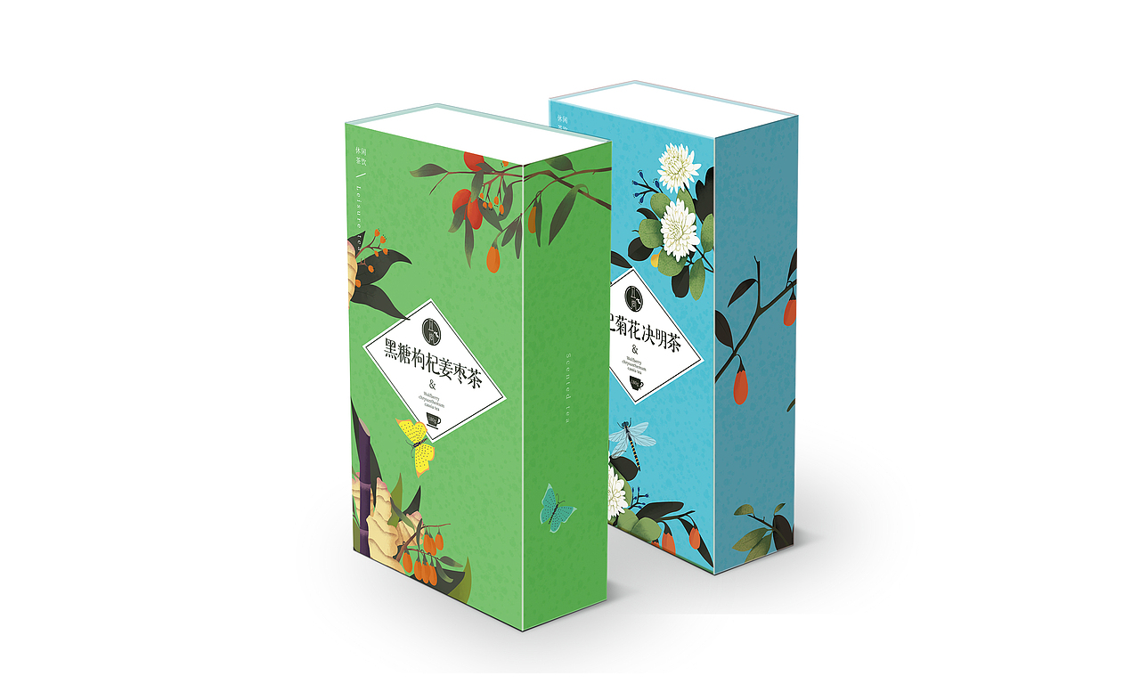 女性茶 茶包装 花茶 水果茶 人参五宝茶