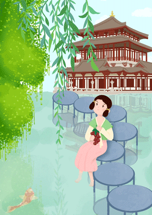 长安四景（图ZMjAzNDYwMzQ0） - 创作习作 - 站酷设计师Litata_原创素材 - 站酷ZCOOL