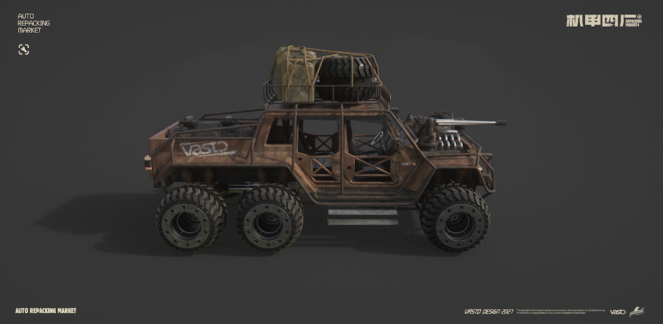 TSAVAST-汽车设计-机甲四厂[Jeep Wrangler废土改装]（图ZMjg1NjAzNzAw） - 机械/交通 - 站酷设计师TSAVAST原创素材 - 站酷ZCOOL