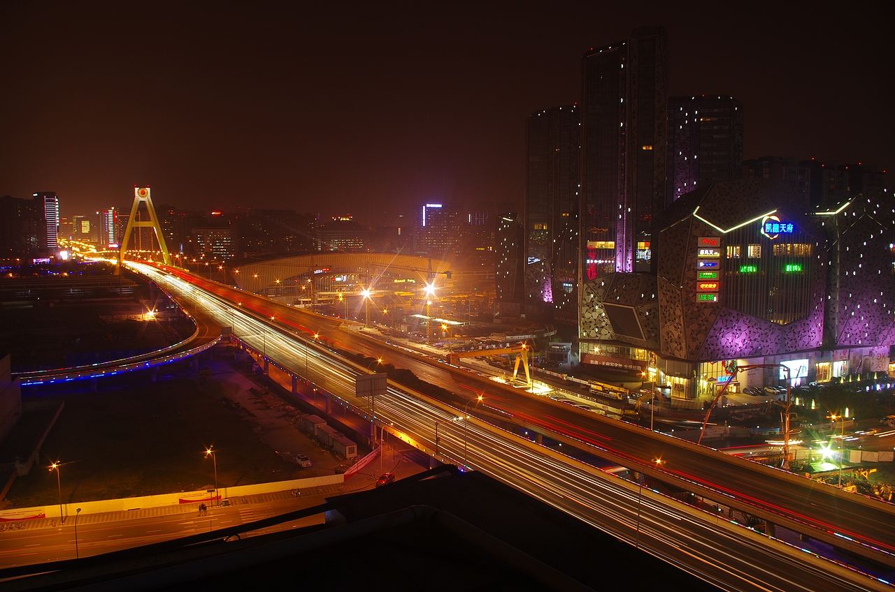 人南立交22:00（图ZOTk3MDcwODA=） - 环境/建筑摄影 - 站酷设计师suki1011原创素材 - 站酷ZCOOL