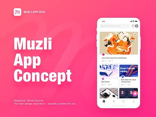 Muzli App Concept