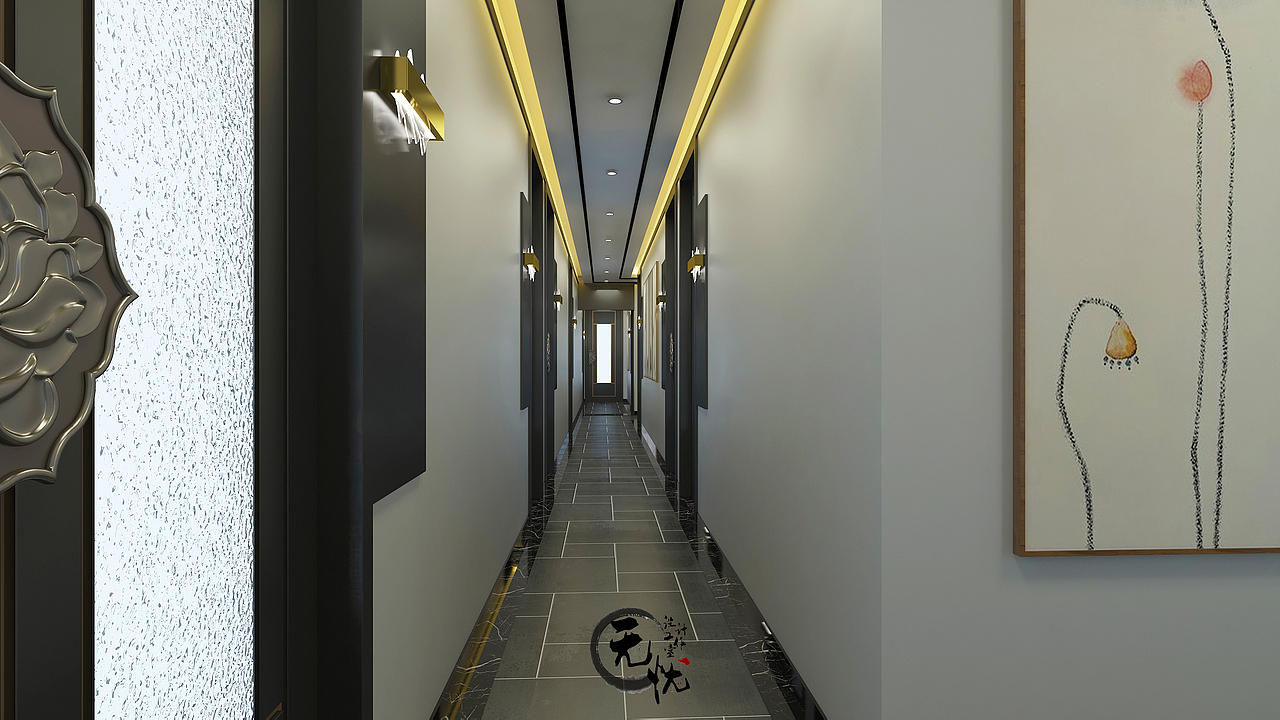 中式足浴会所（图ZMTkxNzE1NDY4） - 家装设计 - 站酷设计师无忧设计制图原创素材 - 站酷ZCOOL