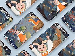 兔子兜兜喝咖啡记-蓉儿ipad插画打卡最后一周啦