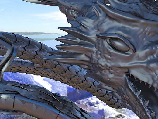 C4D雕刻 龙雕（个人主页-ZNDkwNjE4NzI=） - 其他三维 - 站酷设计师xbjskn原创素材 - 站酷ZCOOL