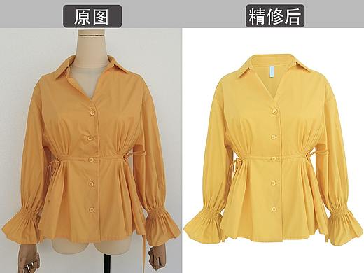 淘宝女装修图 PS衬衫精修