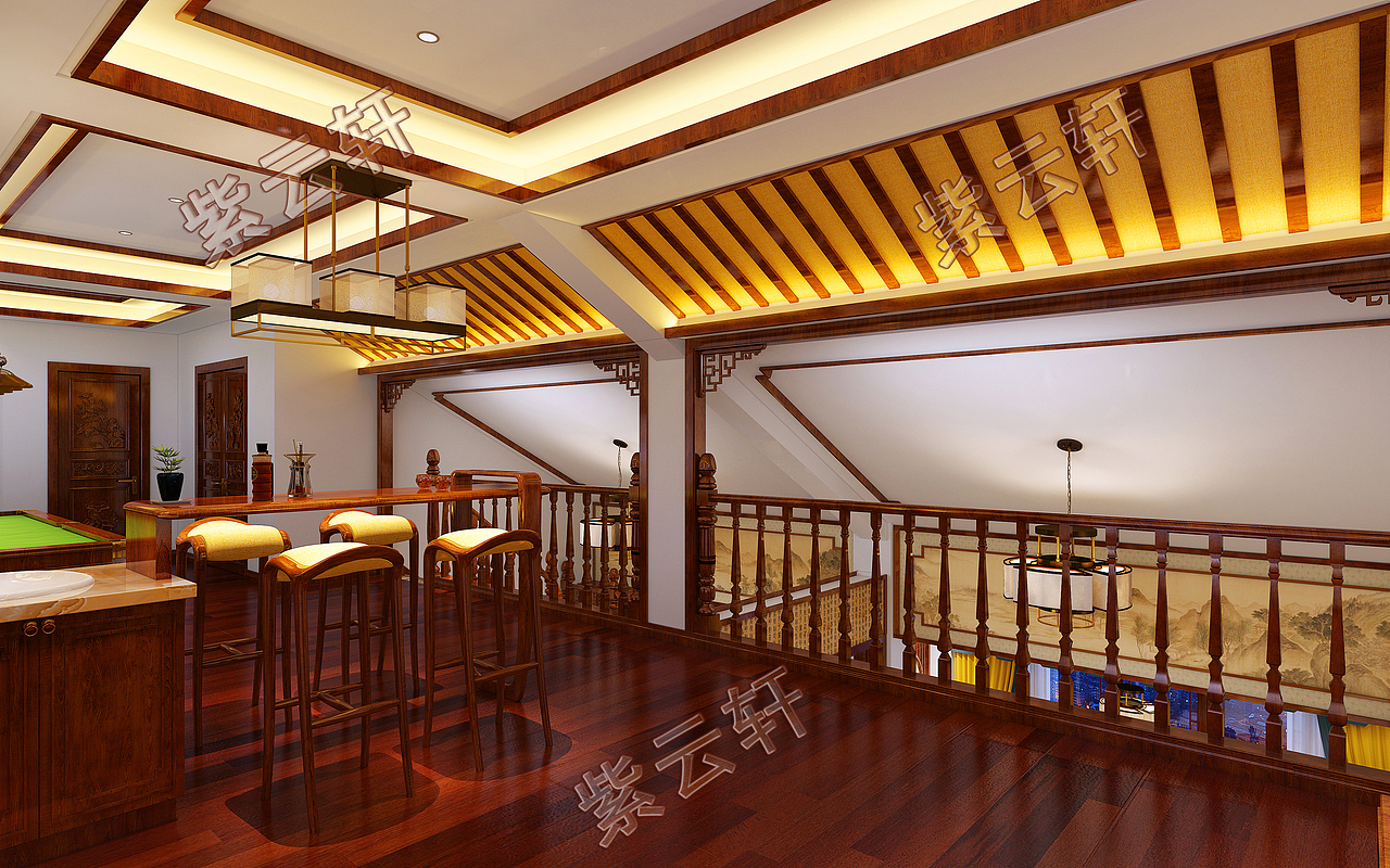 相约古典绚丽中式装修风格别墅（图ZMjc3NzIwNDky） - 家装设计 - 站酷设计师紫云轩中式原创素材 - 站酷ZCOOL