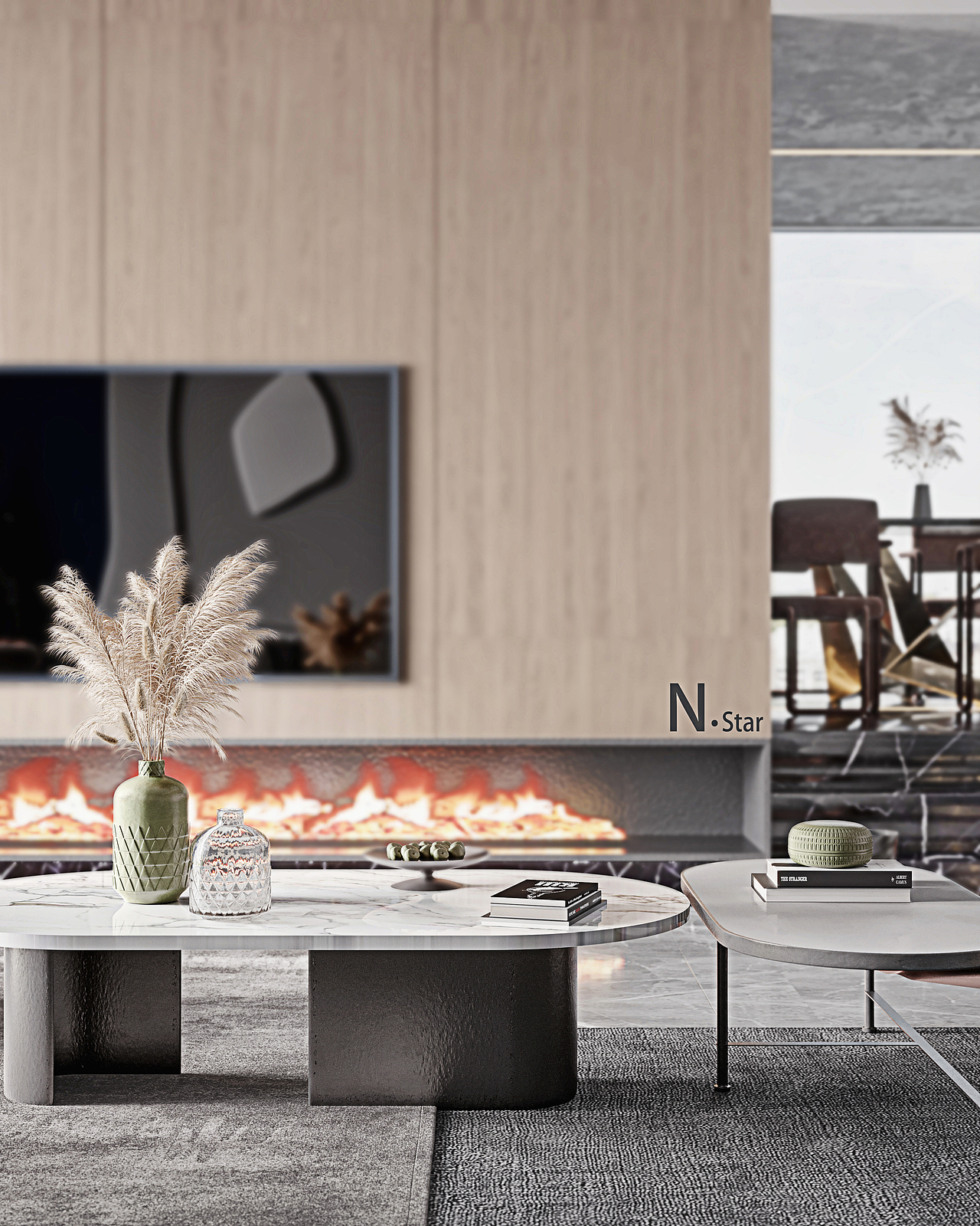 现代高级客餐厅