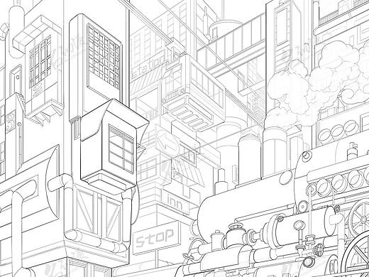 在站台旁徘徊的女孩