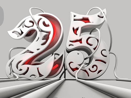 25字体