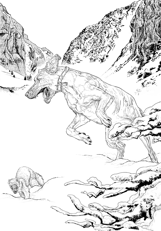 儿童插画,写实儿童插画绘本,写实探险插画,漫画线稿