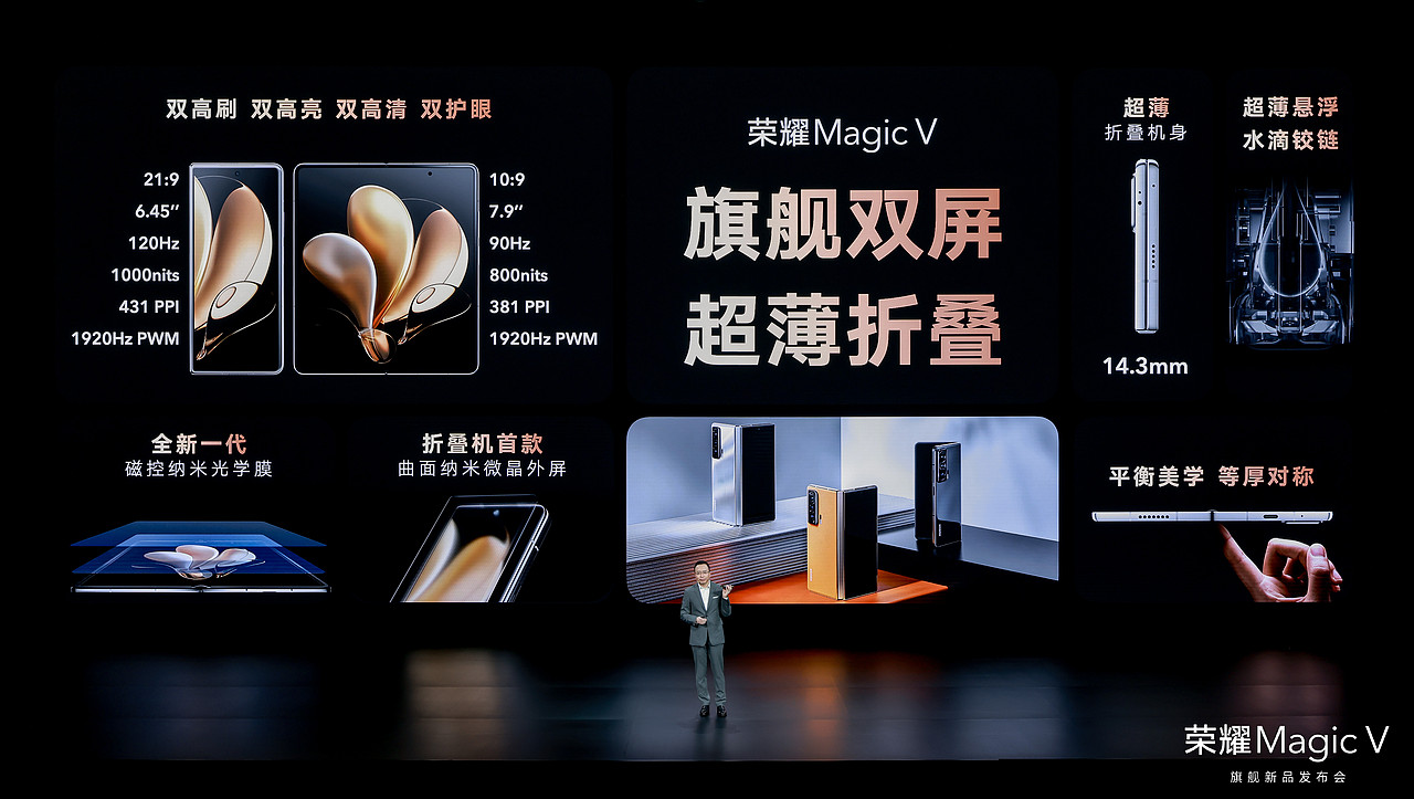 荣耀Magic V 旗舰新品发布会（图ZMjg0ODQ5NTM2） - PPT/Keynote - 站酷设计师韧吼吼世佳原创素材 - 站酷ZCOOL