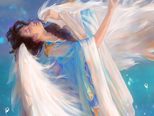 【手工绘画】画了个漂亮姐姐~