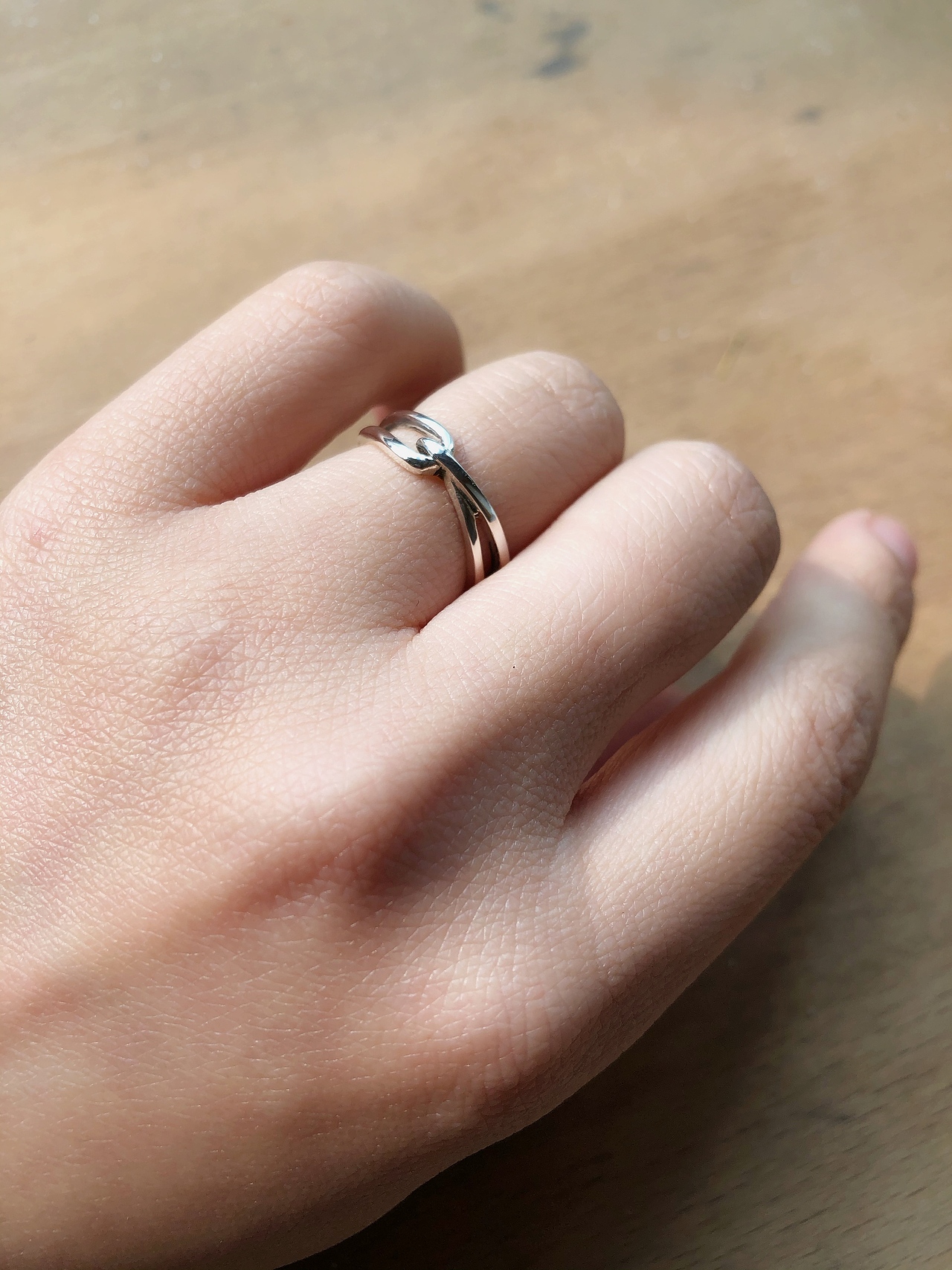 手工制作一枚银戒指