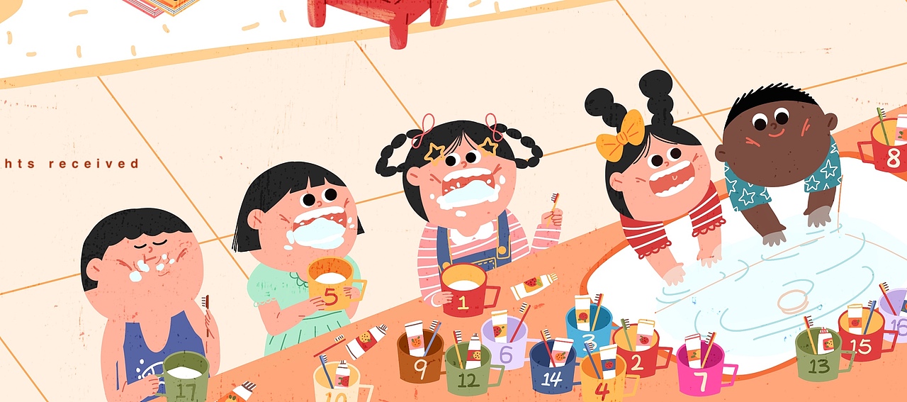 幼稚园的故事03（图ZMjEwNjEzNjA4） - 儿童插画 - 站酷设计师秧琪yoki原创素材 - 站酷ZCOOL