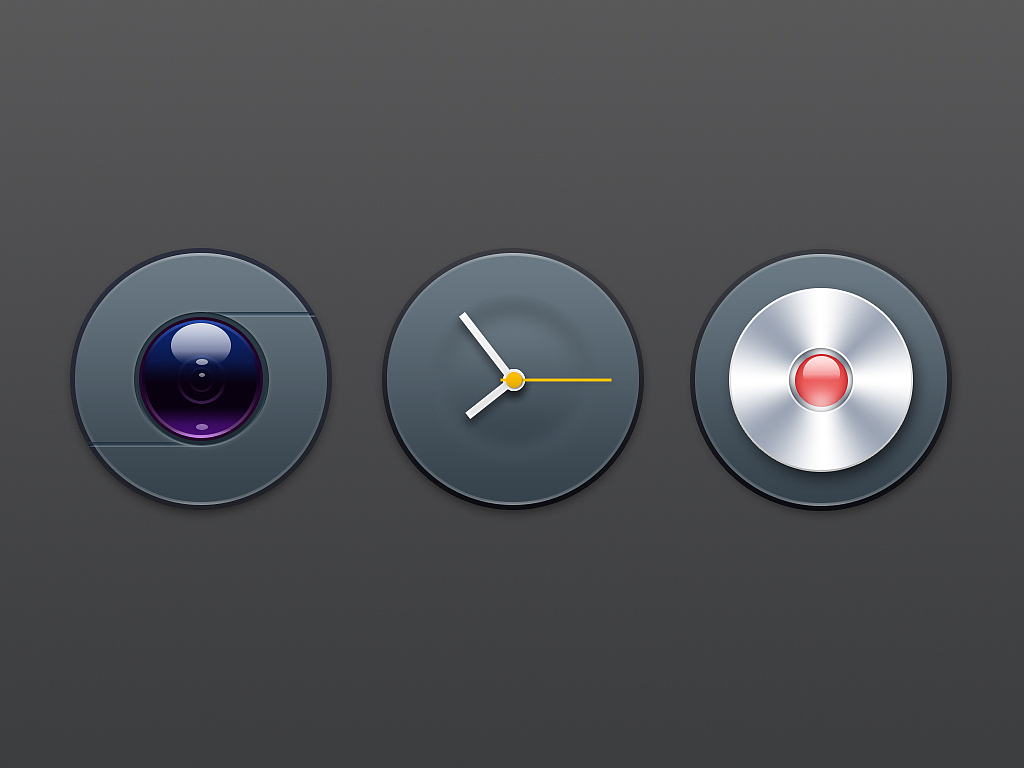 【临摹】不同风格图标练习