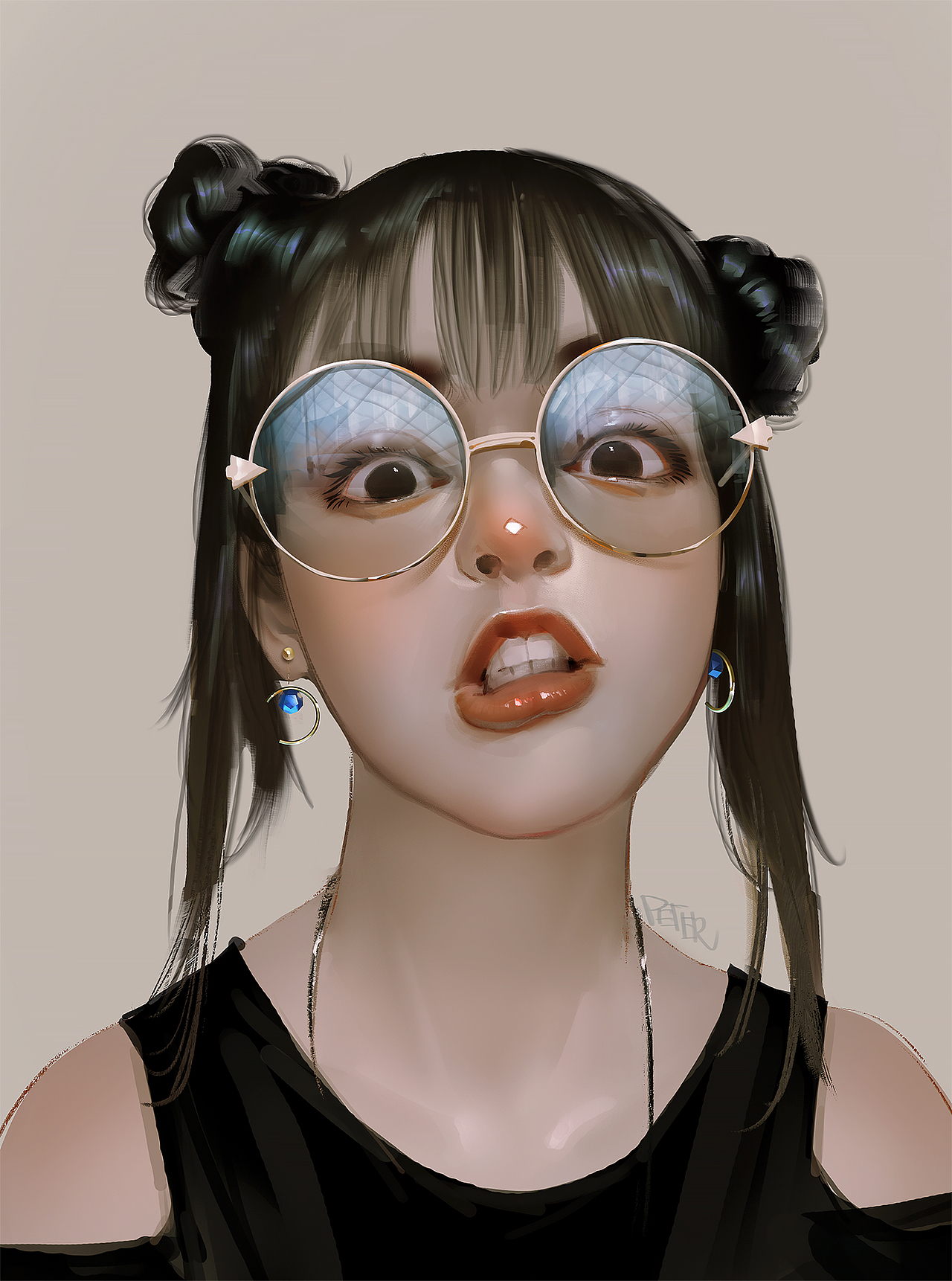 不要对我呲牙咧嘴的 