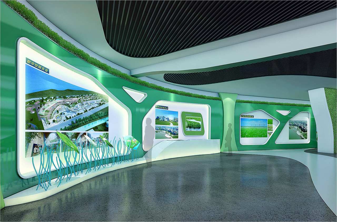 某产业园区展示馆（图ZMjI2Nzc4NjIw） - 展陈设计 - 站酷设计师西有自在原创素材 - 站酷ZCOOL