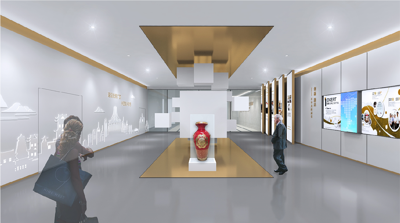 企业文化展馆平面设计