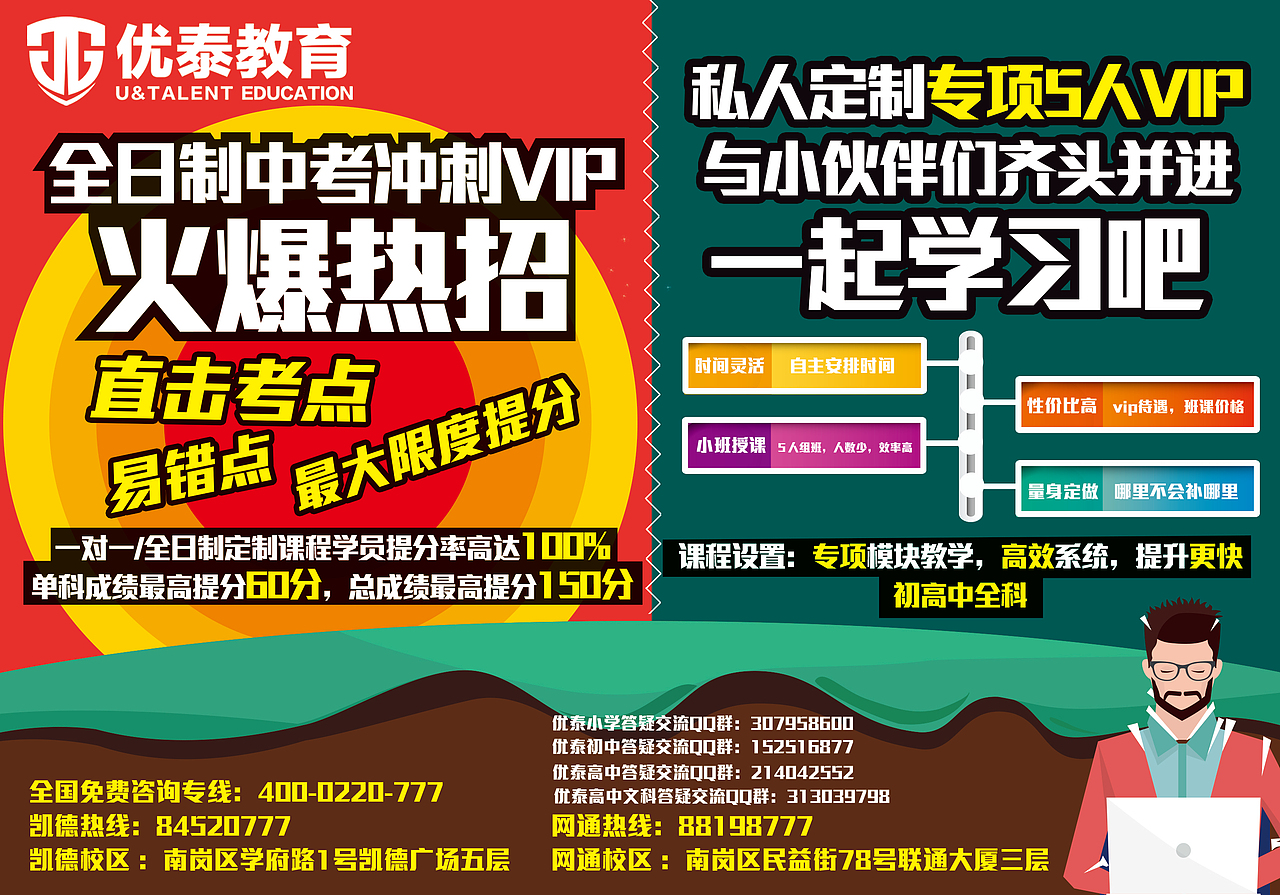 传单、海报、地铁报的硬广、排版