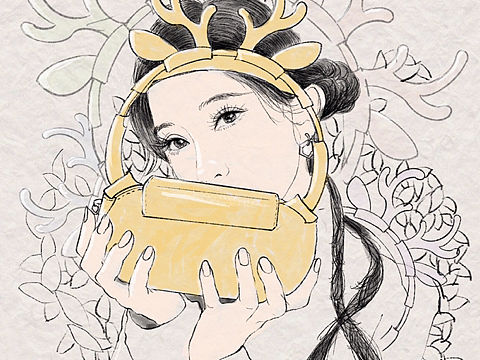 每日板绘 冯提莫 漫步者