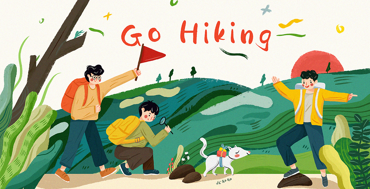 go hiking