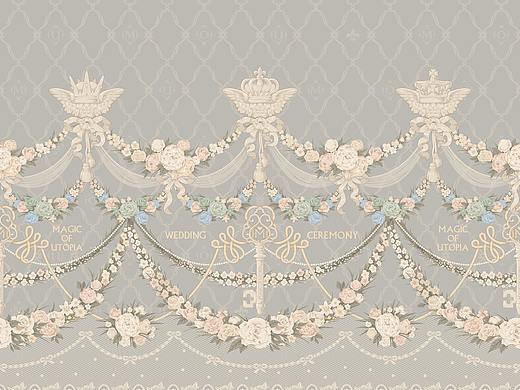 【婚礼进行曲】印花插画设计