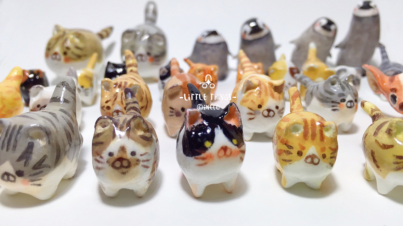 “蛋蛋喵”粘土手作（图ZNDQzMDA3NjA=） - 其他手工艺 - 站酷设计师INCCO原创素材 - 站酷ZCOOL