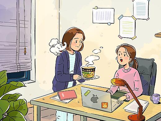 白象汤好喝创意海报