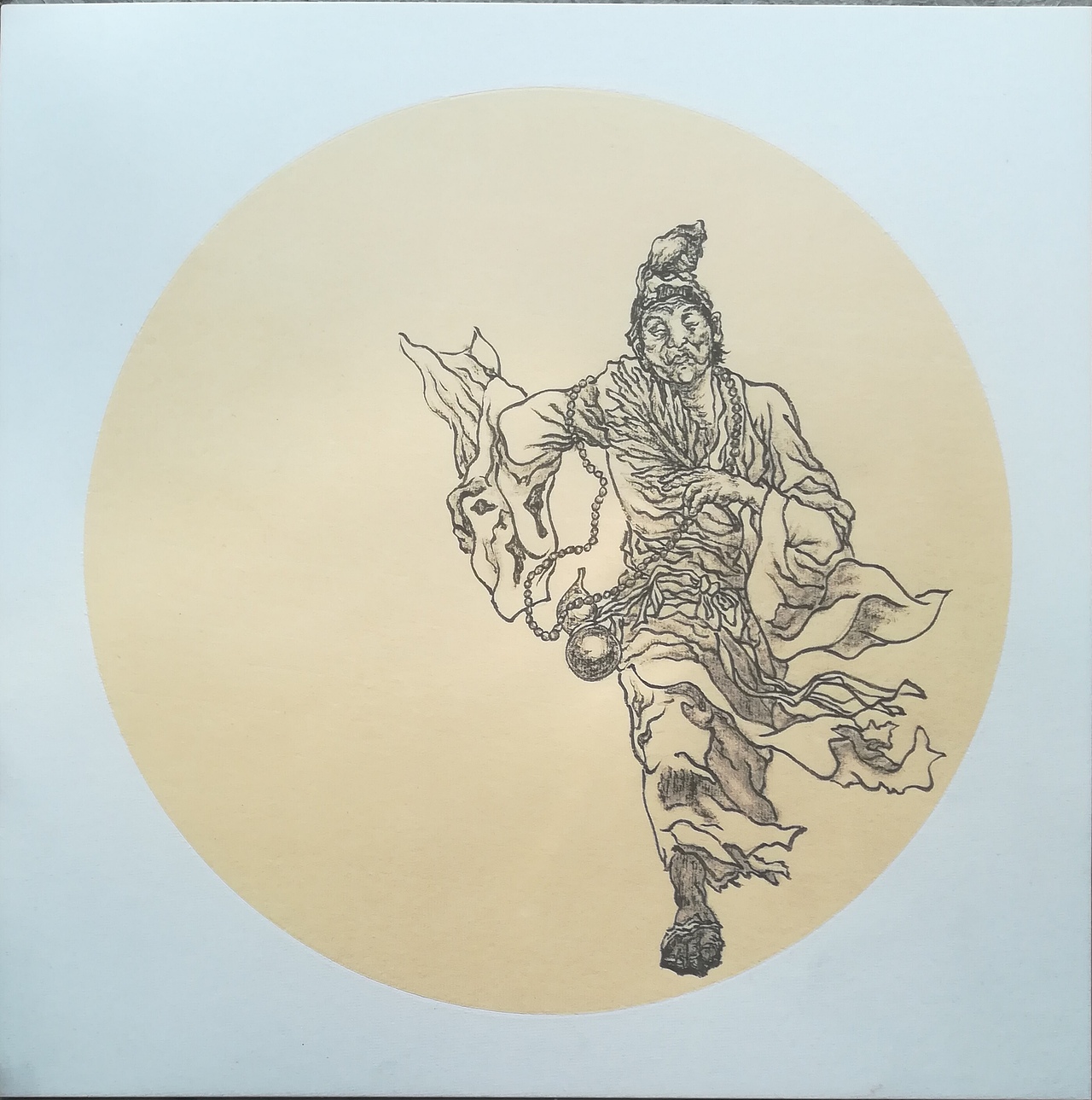済公（图ZMTkzODYzMDQw） - 绘画 - 站酷设计师憂郁藍色原创素材 - 站酷ZCOOL