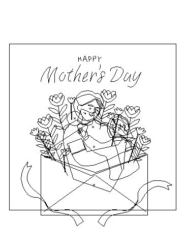 母亲节插画练习